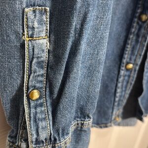 Zara Trafaluc Light Blue Denim Shirt